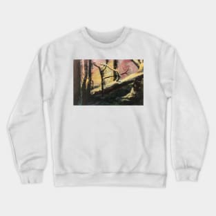 Abstract forest Crewneck Sweatshirt